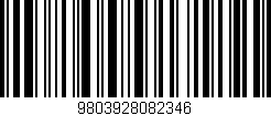 Código de barras (EAN, GTIN, SKU, ISBN): '9803928082346'