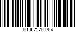 Código de barras (EAN, GTIN, SKU, ISBN): '9813072780784'