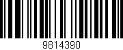 Código de barras (EAN, GTIN, SKU, ISBN): '9814390'