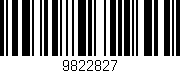 Código de barras (EAN, GTIN, SKU, ISBN): '9822827'