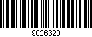 Código de barras (EAN, GTIN, SKU, ISBN): '9826623'