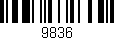Código de barras (EAN, GTIN, SKU, ISBN): '9836'