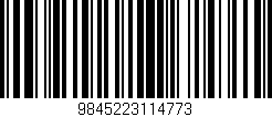 Código de barras (EAN, GTIN, SKU, ISBN): '9845223114773'