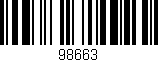 Código de barras (EAN, GTIN, SKU, ISBN): '98663'