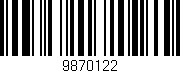 Código de barras (EAN, GTIN, SKU, ISBN): '9870122'