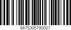 Código de barras (EAN, GTIN, SKU, ISBN): '9875305790007'