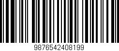 Código de barras (EAN, GTIN, SKU, ISBN): '9876542408199'
