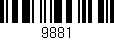 Código de barras (EAN, GTIN, SKU, ISBN): '9881'