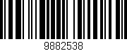 Código de barras (EAN, GTIN, SKU, ISBN): '9882538'