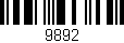 Código de barras (EAN, GTIN, SKU, ISBN): '9892'