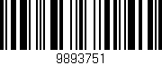 Código de barras (EAN, GTIN, SKU, ISBN): '9893751'