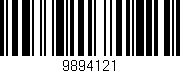 Código de barras (EAN, GTIN, SKU, ISBN): '9894121'