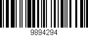 Código de barras (EAN, GTIN, SKU, ISBN): '9894294'