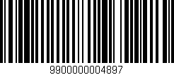 Código de barras (EAN, GTIN, SKU, ISBN): '9900000004897'