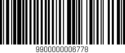 Código de barras (EAN, GTIN, SKU, ISBN): '9900000006778'