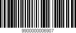 Código de barras (EAN, GTIN, SKU, ISBN): '9900000006907'