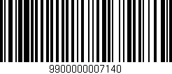 Código de barras (EAN, GTIN, SKU, ISBN): '9900000007140'