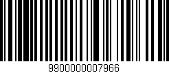 Código de barras (EAN, GTIN, SKU, ISBN): '9900000007966'
