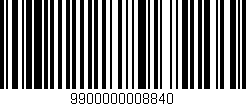 Código de barras (EAN, GTIN, SKU, ISBN): '9900000008840'