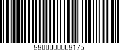 Código de barras (EAN, GTIN, SKU, ISBN): '9900000009175'