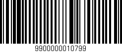 Código de barras (EAN, GTIN, SKU, ISBN): '9900000010799'