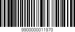 Código de barras (EAN, GTIN, SKU, ISBN): '9900000011970'