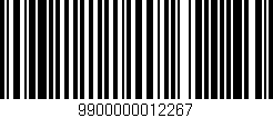 Código de barras (EAN, GTIN, SKU, ISBN): '9900000012267'