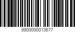Código de barras (EAN, GTIN, SKU, ISBN): '9900000013677'