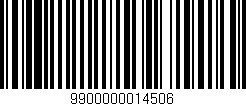 Código de barras (EAN, GTIN, SKU, ISBN): '9900000014506'