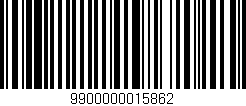 Código de barras (EAN, GTIN, SKU, ISBN): '9900000015862'
