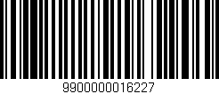 Código de barras (EAN, GTIN, SKU, ISBN): '9900000016227'