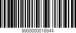 Código de barras (EAN, GTIN, SKU, ISBN): '9900000016944'