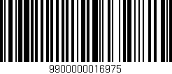 Código de barras (EAN, GTIN, SKU, ISBN): '9900000016975'