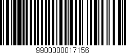 Código de barras (EAN, GTIN, SKU, ISBN): '9900000017156'
