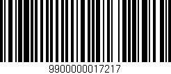 Código de barras (EAN, GTIN, SKU, ISBN): '9900000017217'