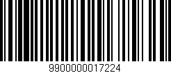 Código de barras (EAN, GTIN, SKU, ISBN): '9900000017224'