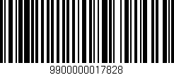 Código de barras (EAN, GTIN, SKU, ISBN): '9900000017828'