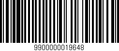 Código de barras (EAN, GTIN, SKU, ISBN): '9900000019648'