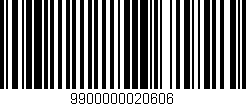 Código de barras (EAN, GTIN, SKU, ISBN): '9900000020606'