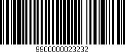 Código de barras (EAN, GTIN, SKU, ISBN): '9900000023232'