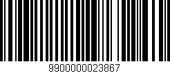Código de barras (EAN, GTIN, SKU, ISBN): '9900000023867'
