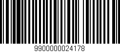 Código de barras (EAN, GTIN, SKU, ISBN): '9900000024178'