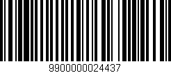 Código de barras (EAN, GTIN, SKU, ISBN): '9900000024437'