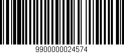 Código de barras (EAN, GTIN, SKU, ISBN): '9900000024574'