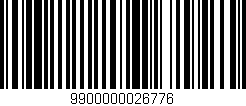Código de barras (EAN, GTIN, SKU, ISBN): '9900000026776'