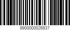 Código de barras (EAN, GTIN, SKU, ISBN): '9900000026837'