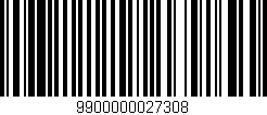 Código de barras (EAN, GTIN, SKU, ISBN): '9900000027308'
