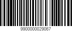 Código de barras (EAN, GTIN, SKU, ISBN): '9900000029067'