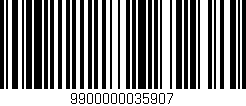 Código de barras (EAN, GTIN, SKU, ISBN): '9900000035907'