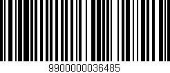 Código de barras (EAN, GTIN, SKU, ISBN): '9900000036485'